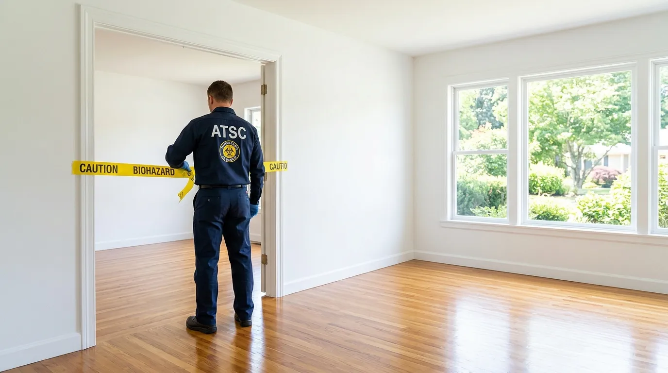 Certified biohazard cleanup crew performing Trauma Scene Cleanup in Waipi'o Acres